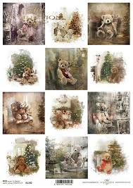 Najnowsze technologie, najlepsze materiały, doskonały montaż i wyjątkowy design! Rice Paper R1782 Teddy Teddy Bears Christmas Tree Christmas