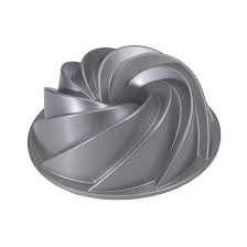 This bunt pan produces cakes that are equally artful!. Stained Glass Bundt Pan Nordic Ware