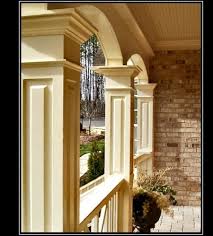 Wooden front porch posts (or low maintenance synthetic) are the dominant component on which most other porch details will be mounted so we offer a wide range of posts and columns. Advanced Cellular Vinyl Columns Pvc Bungalow And Craftsman Style Porch Columns