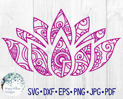 Free Free 229 Lotus Flower Svg Cricut Mandala Svg SVG PNG EPS DXF File