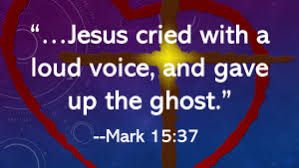 Image result for images jesus giving up the ghost
