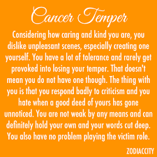 People born under the star sign cancer will display personality traits that range from the sweet and loyal, to the petulant and resentful. Temper Temper Cancer Zodiac Facts Cancer Zodiac Cancer Star Sign