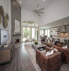 Highland Homes Plan 247 H In Cypress Texas At Bridgeland 65s Community Livingroom Familyroom New Homes Home New Home Builders