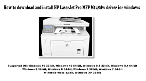 The full solution software includes everything you need to install your bought a new printer model: How To Download And Install Hp Laserjet Pro Mfp M148dw Driver Windows 10 8 1 8 7 Vista Xp Youtube