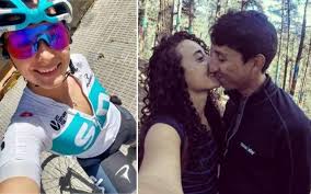 El colombiano egan bernal (ineos grandiers) acaba de llenar de gloria deportiva a colombia tras ganar el giro de italia 2021 al defender su ventaja en la en su llegada en solitario, egan tuvo tiempo hasta para quitarse su chaqueta. Xiomy Guerrero La Novia Ciclista Y El Gran Talisman De Egan Bernal Campeon Del Tour De Francia Informalia Es