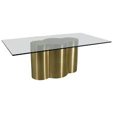Custom Quatrefoil Dining Table Base In Polished Brass By Refine Limited Dining Table Bases Dining Table Modern Dining Room Tables