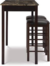 Shop linon brown faux marble tray table set with great price, the classy home furniture has the best selection of to choose from. Linon Brown 3 Piece Table Faux Marble Tavern Set 42 W X 22 25 D X 36 H Retailzyy Supermarket