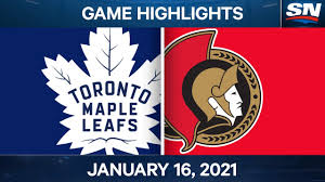 Links to ottawa senators vs. Nhl Game Highlights Maple Leafs Vs Senators Jan 16 2021 Youtube