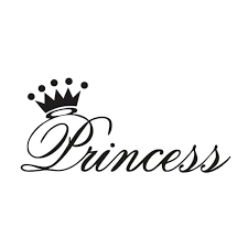 Princess Crown Digital File Svg Png Jpg Cricut Etsy In 2020 Princess Crown Tattoos Princess Tattoo Wall Stickers Bedroom