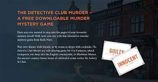 Each party is guaranteed to have something for everyone. Murder Mystery Party Game Ruth Ware