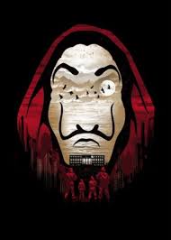 The official money heist mask is finally here! Money Heist Mask Viking Art Metal Posters Poster Prints