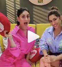 Kareena Kapoor Bonds With Sara Ali Khan At Her Radio Show Hungryboo Sara Ali Khan I Love U Mom What Women Want