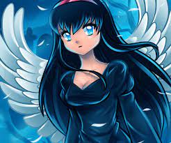 Minerva is a slim young woman of average height distinguished by her eastern look: How To Draw An Anime Angel Angel Girl Step By Step Drawing Guide By Dawn Dragoart Com