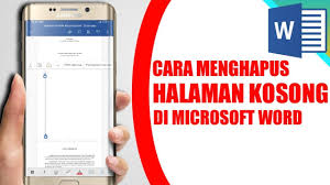 Bila kamu salah satu yang tidak dapat menghapus halaman kosong di word ini, sebaiknya ikuti. Cara Menghapus Halaman Kosong Atau Blank Page Di Microsoft Word Android Youtube