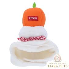 エドウイン EDWIN ペット用かぶりもの 鏡餅【犬服 犬用 猫用 ウエア 帽子 カジュアル】