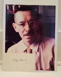 ALFRED DAY HERSHEY NOBLE PRIZE WINNER SIGNED 3 X 5 INDEX CARD AUTOGRAPH