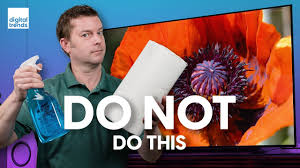 2 clean the frame of your tv with a soft, clean, lint free, dry cloth. How To Clean A Tv Screen The Right Way Avoid Damage To Your 4k Flat Screen Youtube