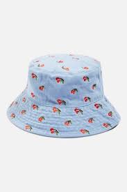 The Cherry Print Pieces Every Fashion Girl Will Be Wearing This Summer Bucket Hat Fashion Fancy Hats Outfits With Hats