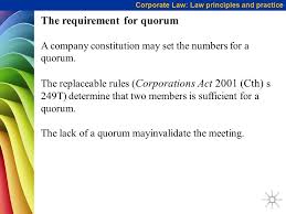 Meetings Corporate Law Law Principles And Practice General Provisions For Meetings Companies Have A Number Of Different Meetings Meetings Have A Number Ppt Download