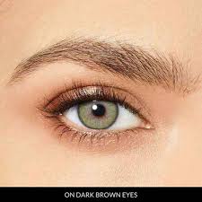 Free Shipping Worldwide Material Hema 4 Colors Green Light Gray Gray Brown Designed To Blend W Contact Lenses Colored Green Contacts Lenses Green Contacts
