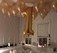 Anniversary Creative Birthday Surprise Ideas For Boyfriend Pin De Angel Cote En Special Occasions Primer Ano De Novios Sorpresas Para Novios Dijes Para Novios