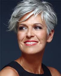 Short hair is trendy, easy to style, and it regenerates faster. Pin On G R A C E I N G R E Y