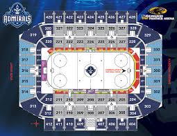 foroffice admirals game seating chart