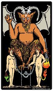 El diablo representa el interior oscuro y lo más bajo de nosotros. The Devil Tarot Card Meaning