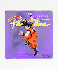 Dragon ball z background goku. Primitive X Dragon Ball Z Nuevo Goku Sticker Zumiez