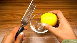 Use the fine holes or the sharp grater teeth to gently shave the zest from the lemon. How To Zest An Orange Without A Zester 10 Steps With Pictures