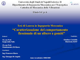 Tesi Di Laurea In Ingegneria Meccanica Ppt Video Online Scaricare