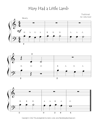 The chords are written in concert key so you can perform the song with piano, guitar, or any other chordal instrument. Mary Had A Little Lamball Versions Sheet Music Piano Score Free Pdf Download Hk Pop Piano Academy