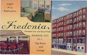 Fredonia Hotel Tennessee Ave And Boardwalk Atlantic City Nj 1952 Located In The Heart Of Pier And Theater District Tap Room Atlantic City European Plan