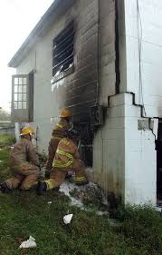 Communtiy center damaged by explosion