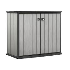 Keter Horizontal Resin Storage Shed 55 In X 29 In X 47 2 In Grey 235483 Rona