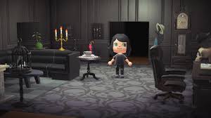 Goth Living Room Animal Crossing In 2020 Animal Crossing New Animal Crossing Animal Crossing Qr