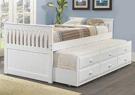 This search has been saved to your search list! Twin White Mission Trundle Bed Bed W 3 Roll Out Storage Drawers Sarah Furniture Accessories More Houston Tx