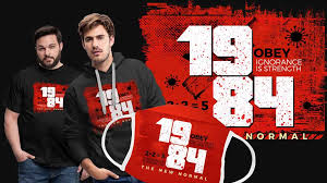 In the same book that shares doublethink, big brother, and 2 + 2 = 5, 1984 provides plenty of quotable moments. The New Normal 1984 T Shirts And Merchandise Maier Files Series