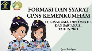 Tahun 2019 total terdapat 3.532 formas untuk lulusan sma di kemenkumham. Formasi Dan Syarat Cpns Kemenkumham Lulusan Sma Smk D3 Dan S1 Tahun 2021 Youtube