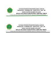 Surat bantuan zakat dari pondok pesantren download. Kop Surat Mts Yayasan Pondok Pesantren Darul Qur An