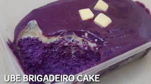 Ube Cheese Brigadeiro Cake Without Condensed Milk 37 Pesos Na Puhunan Ube Cheese Pastillas Cake Youtube Brigadeiro Cake Ube Cake