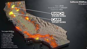 A giant sequoia in california is still smoldering from last year's wildfires. California Wildfires Over The Last Century In 106 Seconds Wildfire Today