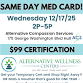 Same Day Cert/Recert Event with Alternative - Alternative Compassion Services, 175 George Washington Blvd Event Image