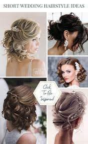 48 Trendiest Short Wedding Hairstyle Ideas Short Wedding Hair Hair Styles Wedding Hairstyles