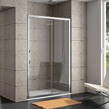 And even though one layer of privacy film is enough to give full privacy, i'd add the film to. Shower Screen Clear Front With 1d And 1fs Transparent 1140 1190 X 1950 Mm
