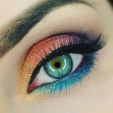Rainbow Eye Makeup Designs Colorful Makeup Colorful Eye Makeup