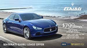 I was told that ally bank owns the car unlike mercedes or bmw where they have their own financing. Lease A 2014 Maserati Ghibli For 799 Per Month Top Speed