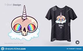 ¿qué es una fiesta de unicornios? Unicornio Craneo Con Diseno De Camisetas Con Ojos De Arcoiris Imprimir Para Ropa Afiches O Recuerdos Vector Ilustracion Del Vector Ilustracion De Camisa Retro 172282387