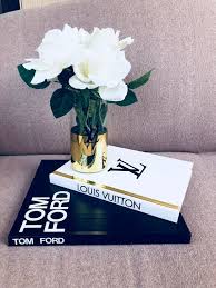 2 Oversized Large Decorative Books Fashion Books Designer Handmade Books Book Decor Chanel Book Decor Coffee Table Books Decor