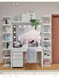 Maybe you would like to learn more about one of these? 27 Diy Makeup Room Ideas Organizer Storage And Decorating Molitsy Blog Stylish Bedroom Teenage Girl Room Decor Bedroom Decor
